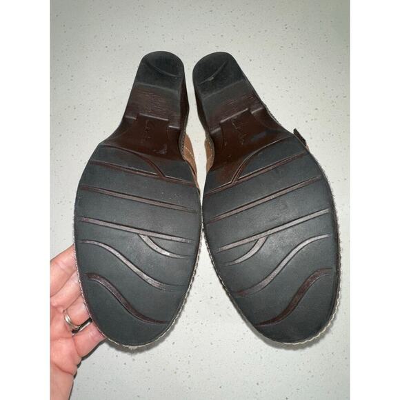 Clarks Bendables Women’s Leather Mules Slip on Comfort adjustable Buckle Size 8M - Picture 4 of 10